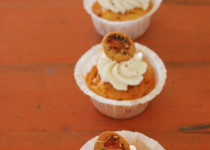 Cupcake au chorizo et aux piquillos & sa crème au piment d’Espelette