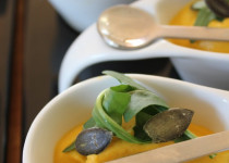 Mousse fromagère de Carottes et de Roquette