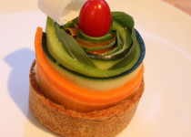 Tarte Ô légumes crus