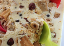 Glace Gourmande Vanille#Chocolat#Noisettes#Sablés