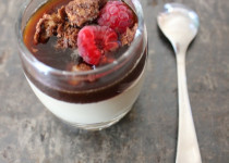 Pannacotta sucrée Café & Framboise