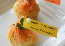 Choux à la Crème Salés Saumon & Coriandre