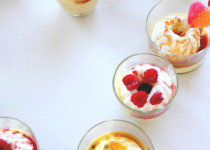 Iles Flottantes au caramel de fruits